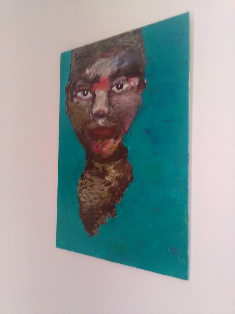 Original Abstract Expressionism People Painting by Ian Allen-Banks