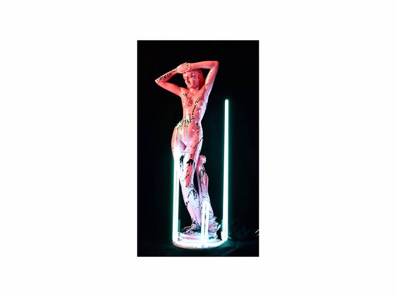 Original Art Deco Women Sculpture by Michail Kolonis