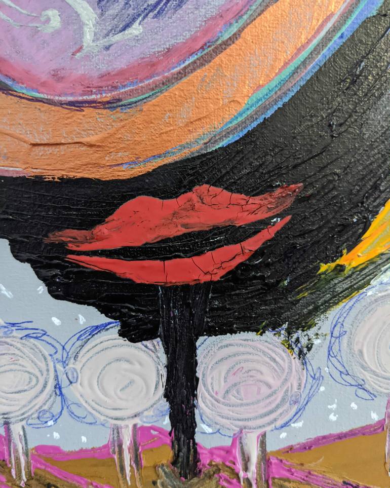 Original Abstract Expressionism Abstract Painting by Basil Sharp