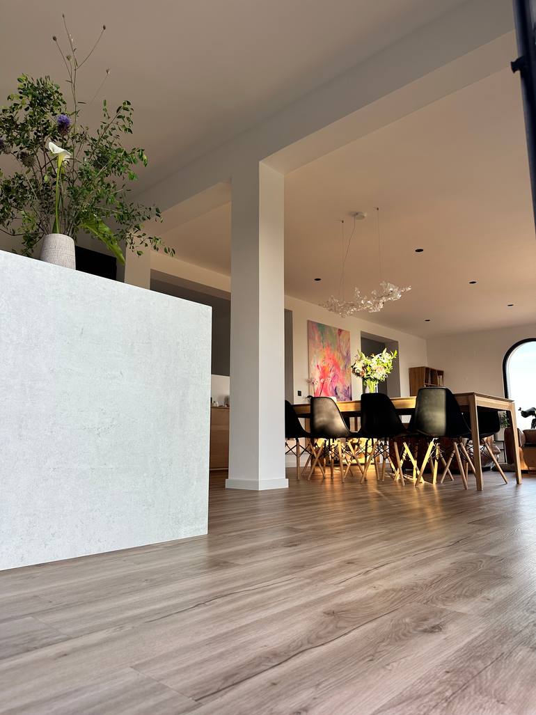 Original Abstract Expressionism Abstract Mixed Media by Pauline H