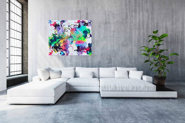 Original Fine Art Abstract Painting by Pauline H