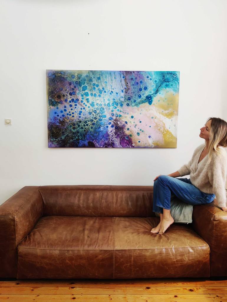 Original Fine Art Abstract Painting by Pauline H