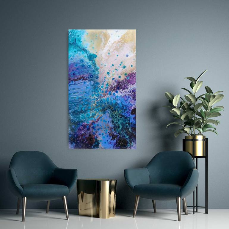 Original Fine Art Abstract Painting by Pauline H