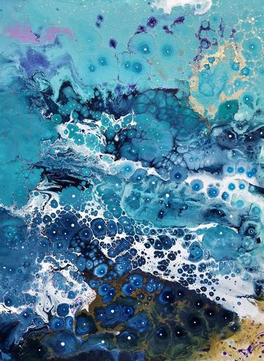 Original Fine Art Abstract Paintings by Pauline H