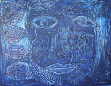 Print of Expressionism Portrait Paintings by Ezzaldin Shahrori