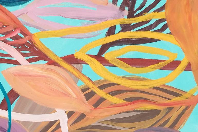 Original Abstract Expressionism Nature Painting by Ezzaldin Shahrori