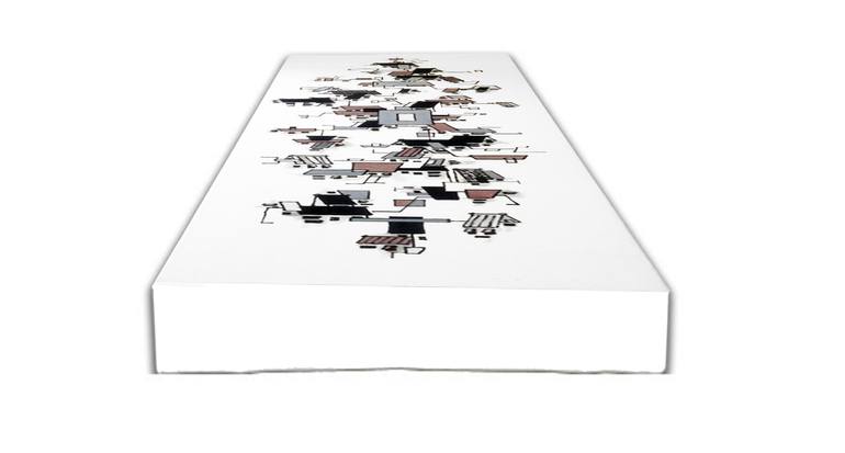 Original Minimalism Architecture Painting by Nha Vuu