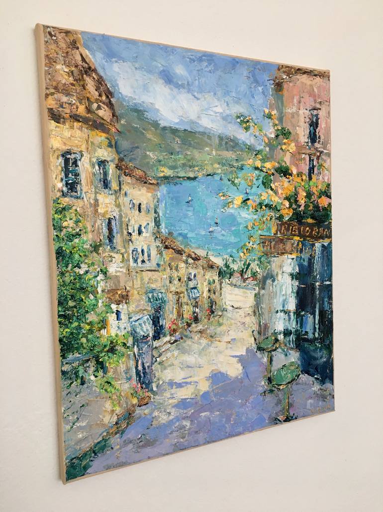 Original Impressionism Landscape Painting by Vilma Gataveckiene