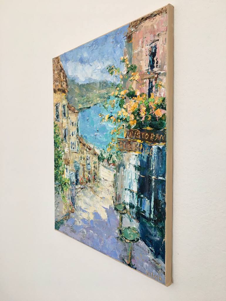 Original Impressionism Landscape Painting by Vilma Gataveckiene