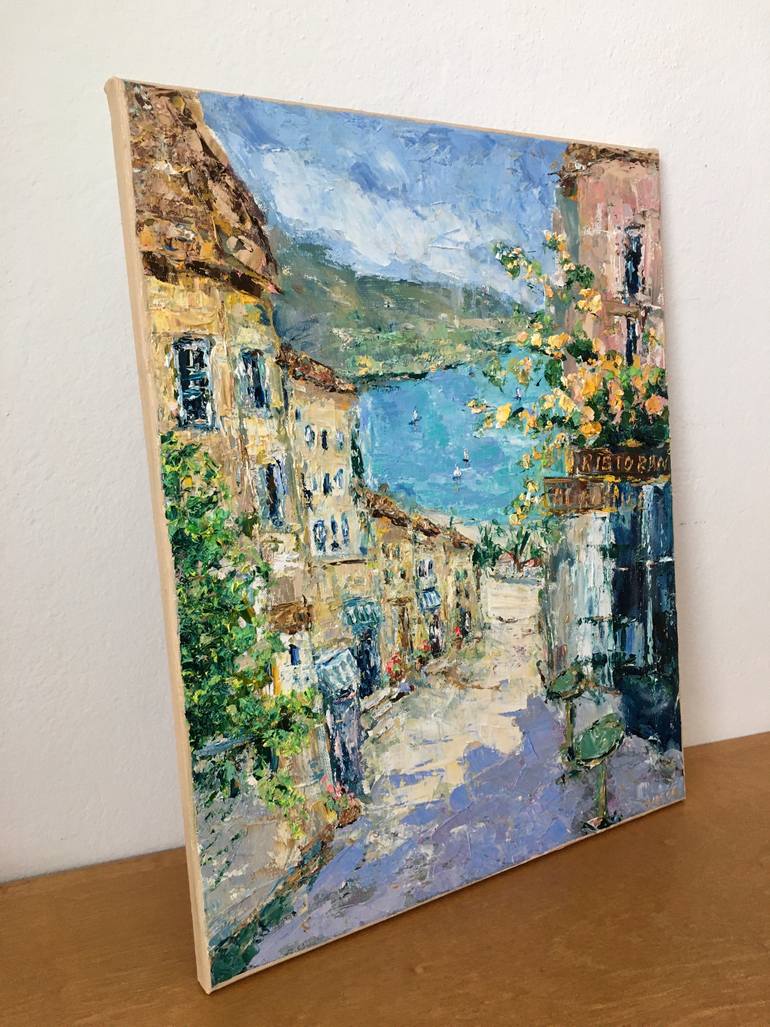Original Impressionism Landscape Painting by Vilma Gataveckiene