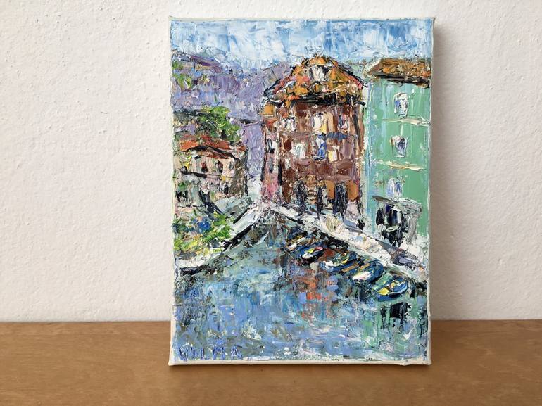 Original Impressionism Landscape Painting by Vilma Gataveckiene