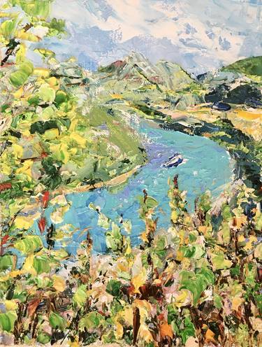 Original Impressionism Landscape Paintings by Vilma Gataveckiene