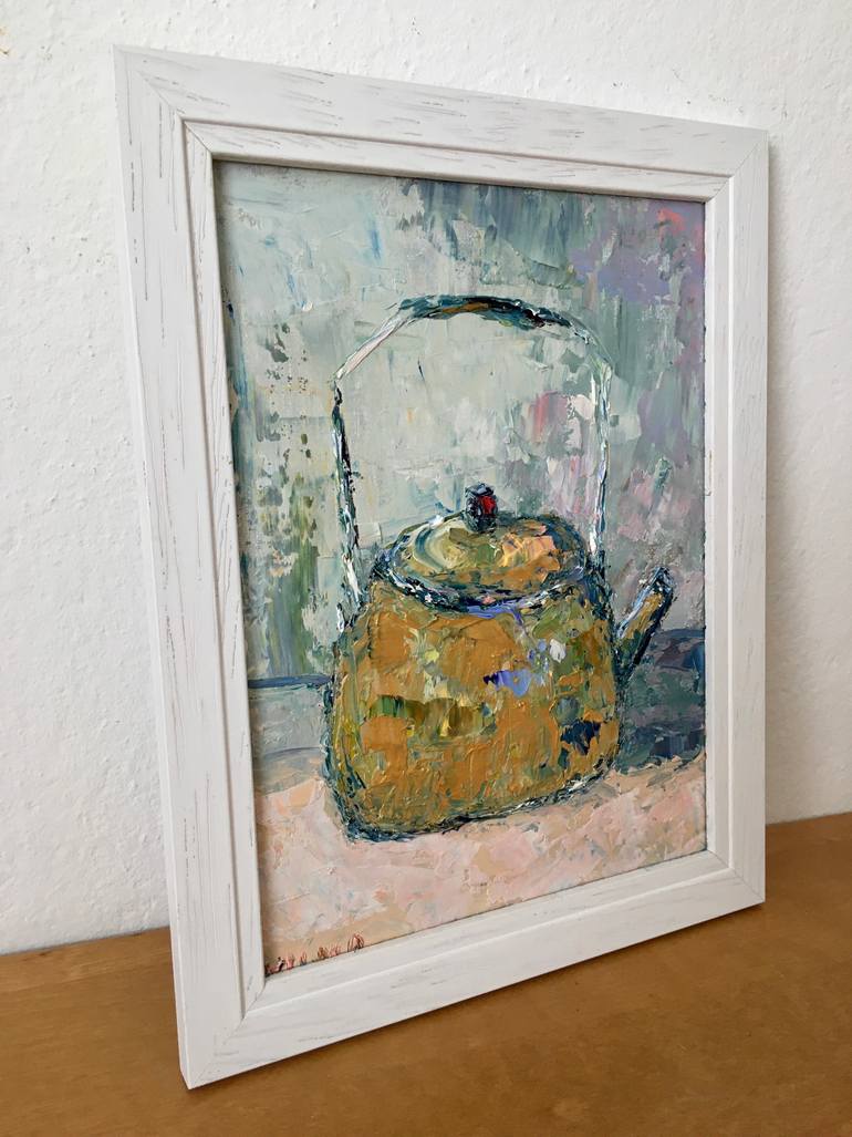 Original Impressionism Still Life Painting by Vilma Gataveckiene