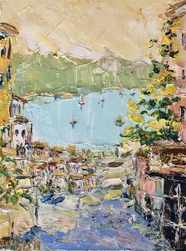 Print of Impressionism Cities Paintings by Vilma Gataveckiene