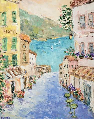 Original Impressionism Travel Paintings by Vilma Gataveckiene