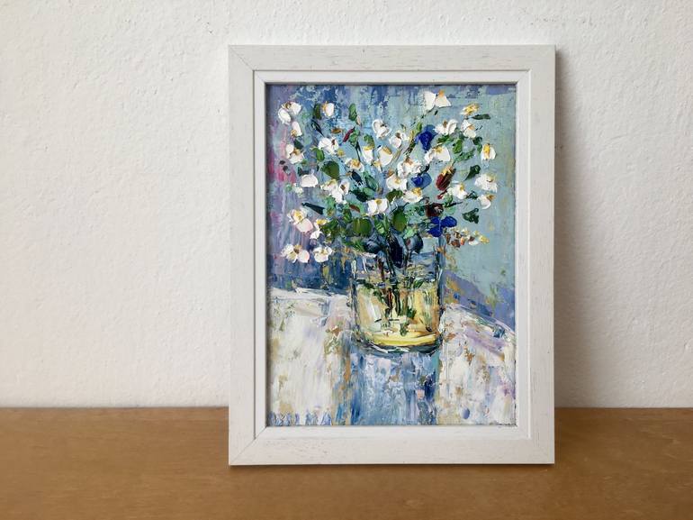 Original Impressionism Still Life Painting by Vilma Gataveckiene