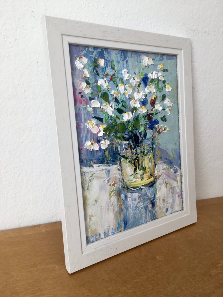 Original Impressionism Still Life Painting by Vilma Gataveckiene