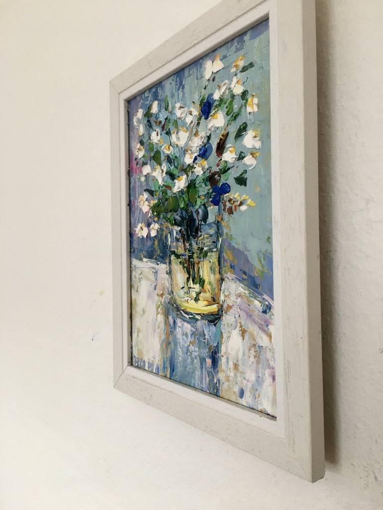 Original Impressionism Still Life Painting by Vilma Gataveckiene