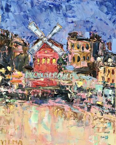 Print of Impressionism Cities Paintings by Vilma Gataveckiene