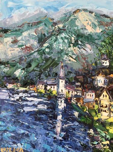 Original Impressionism Landscape Paintings by Vilma Gataveckiene