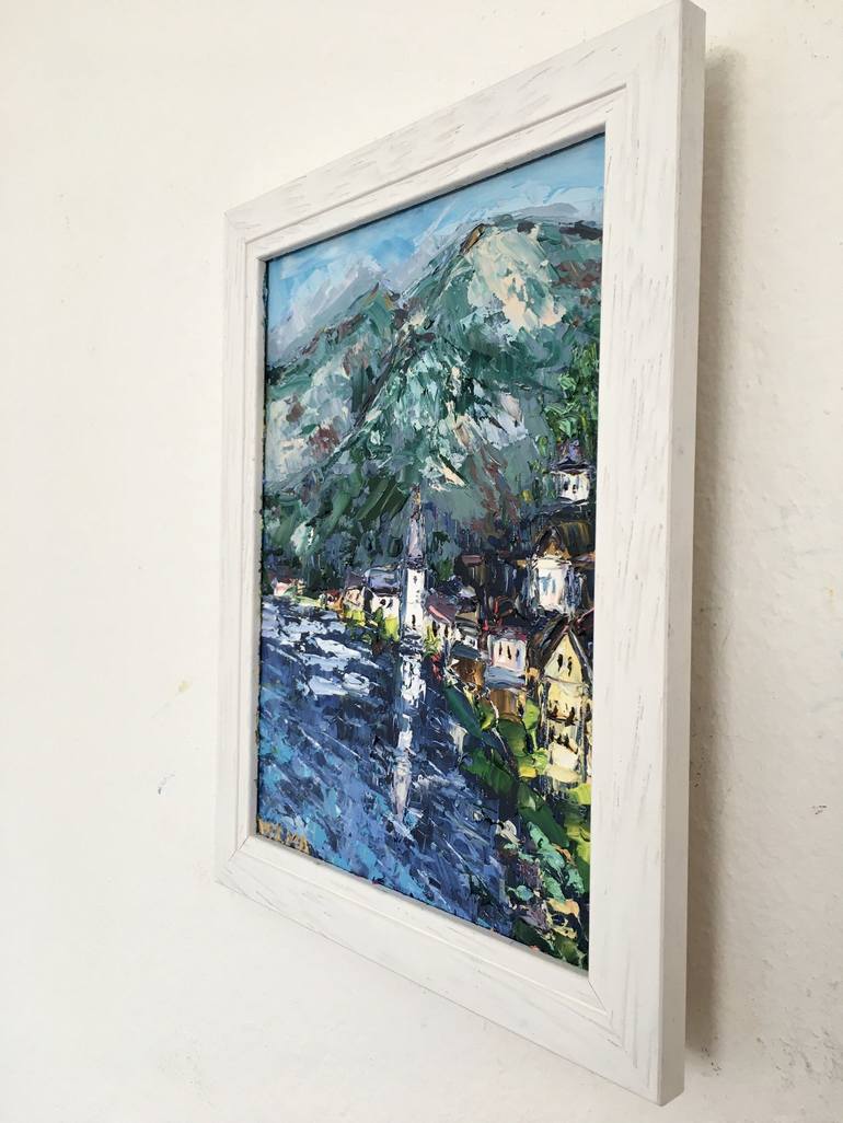 Original Impressionism Landscape Painting by Vilma Gataveckiene