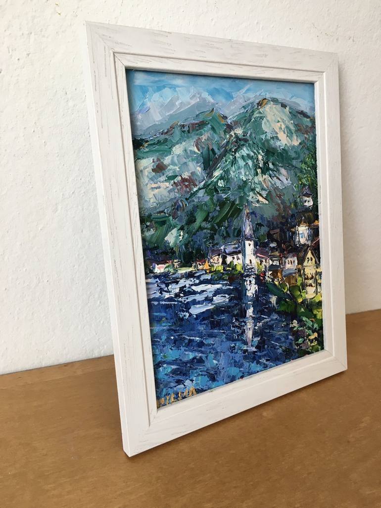 Original Impressionism Landscape Painting by Vilma Gataveckiene