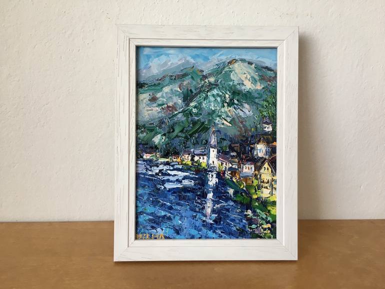 Original Impressionism Landscape Painting by Vilma Gataveckiene