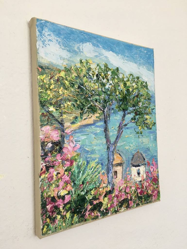 Original Impressionism Landscape Painting by Vilma Gataveckiene