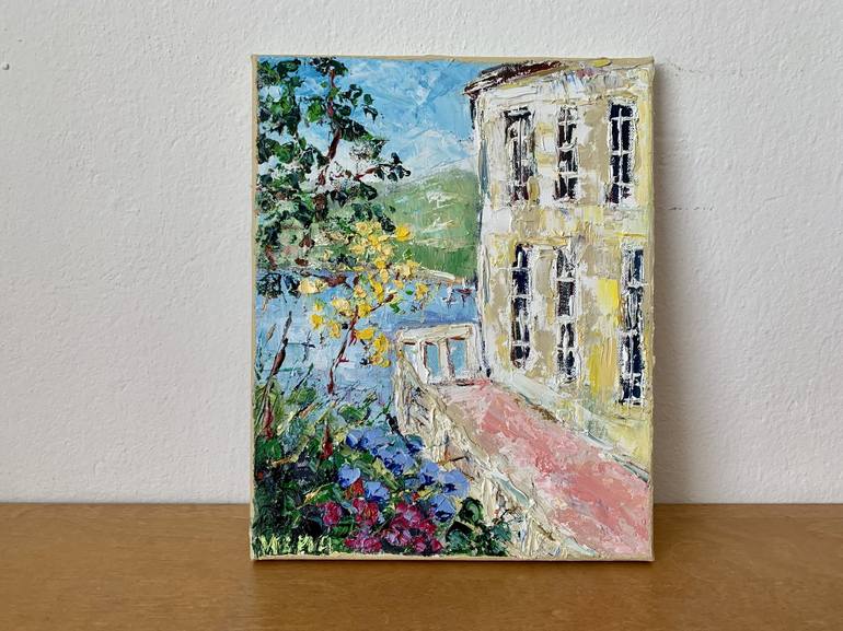 Original Impressionism Landscape Painting by Vilma Gataveckiene