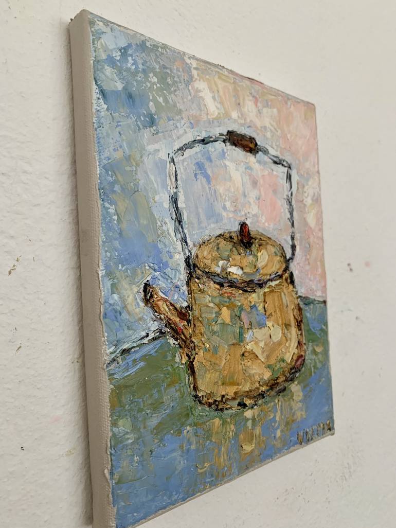 Original Impressionism Still Life Painting by Vilma Gataveckiene