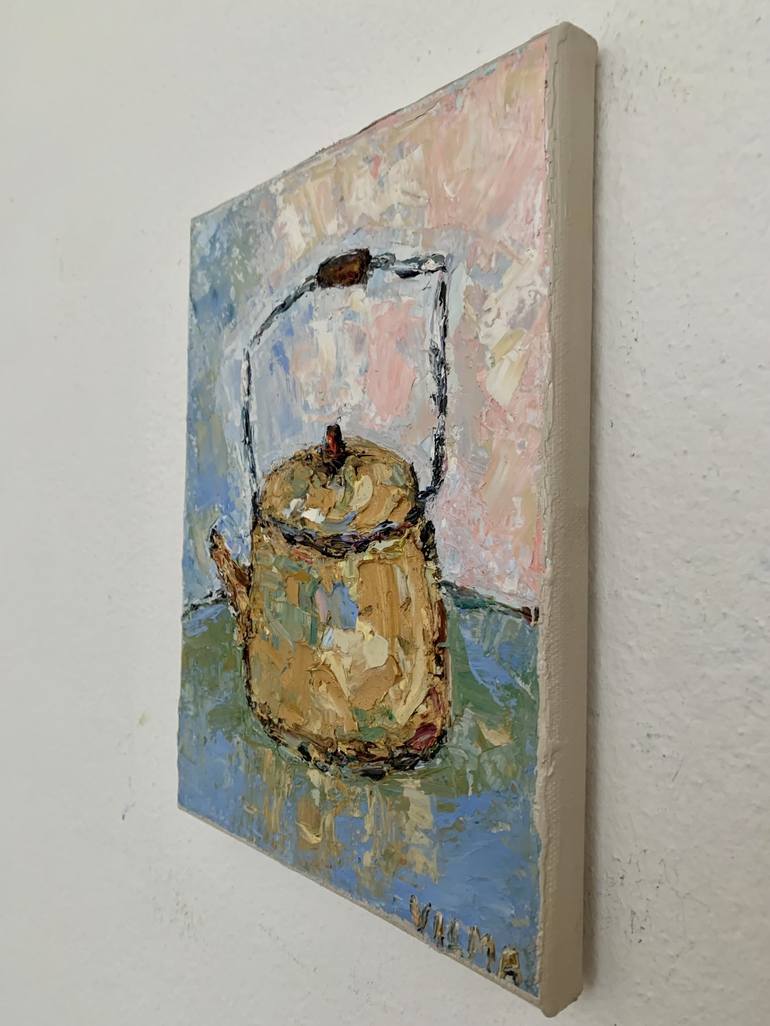 Original Impressionism Still Life Painting by Vilma Gataveckiene