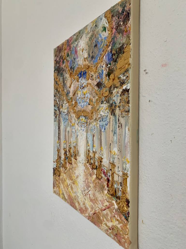 Original Impressionism Architecture Painting by Vilma Gataveckiene