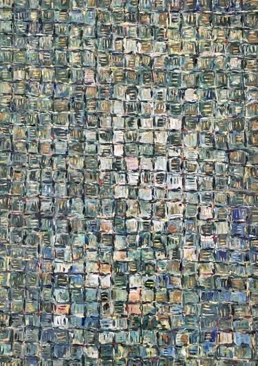 Original Geometric Abstract Paintings by Vilma Gataveckiene