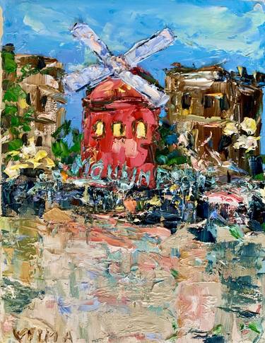 Original Impressionism Cities Paintings by Vilma Gataveckiene
