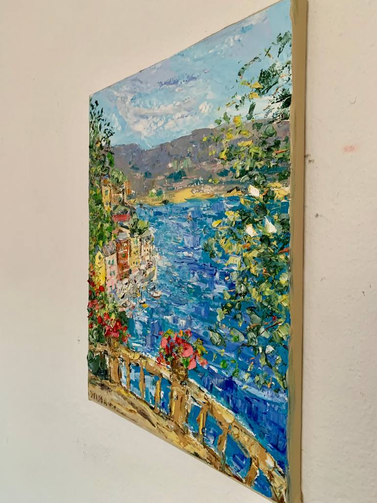 Original Impressionism Seascape Painting by Vilma Gataveckiene