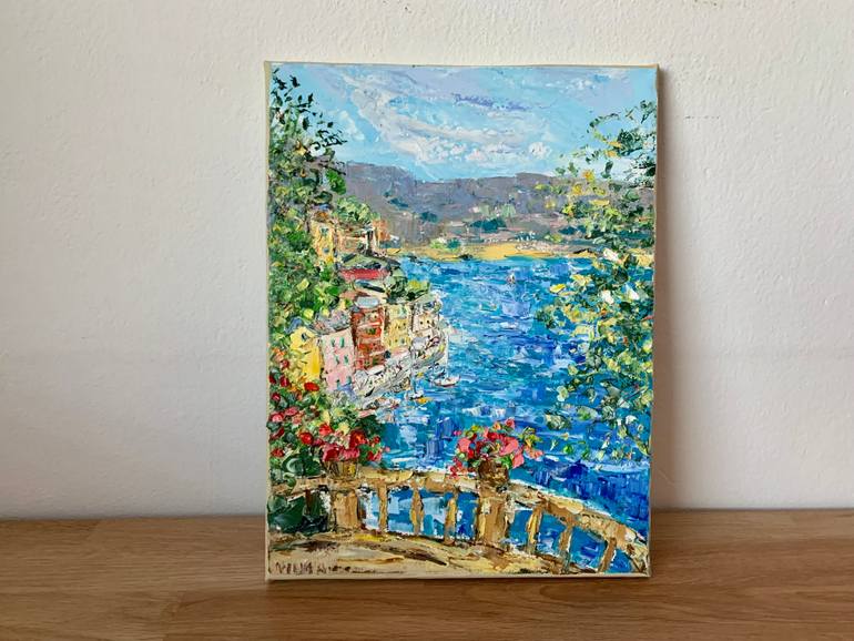 Original Impressionism Seascape Painting by Vilma Gataveckiene
