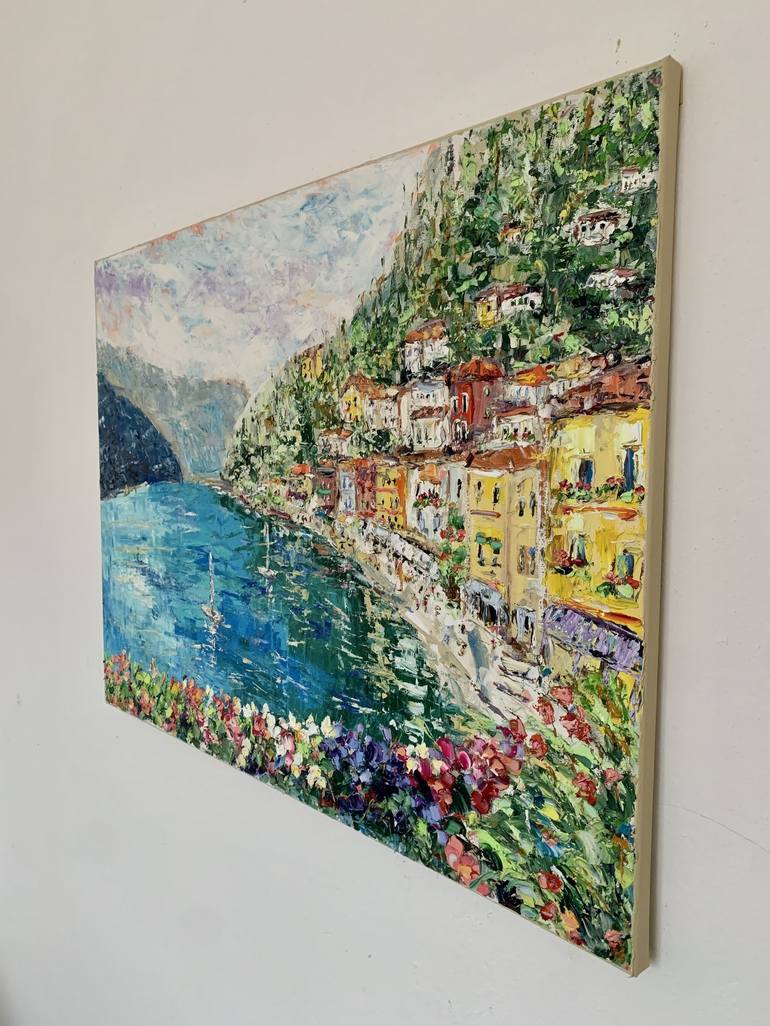 Original Impressionism Landscape Painting by Vilma Gataveckiene
