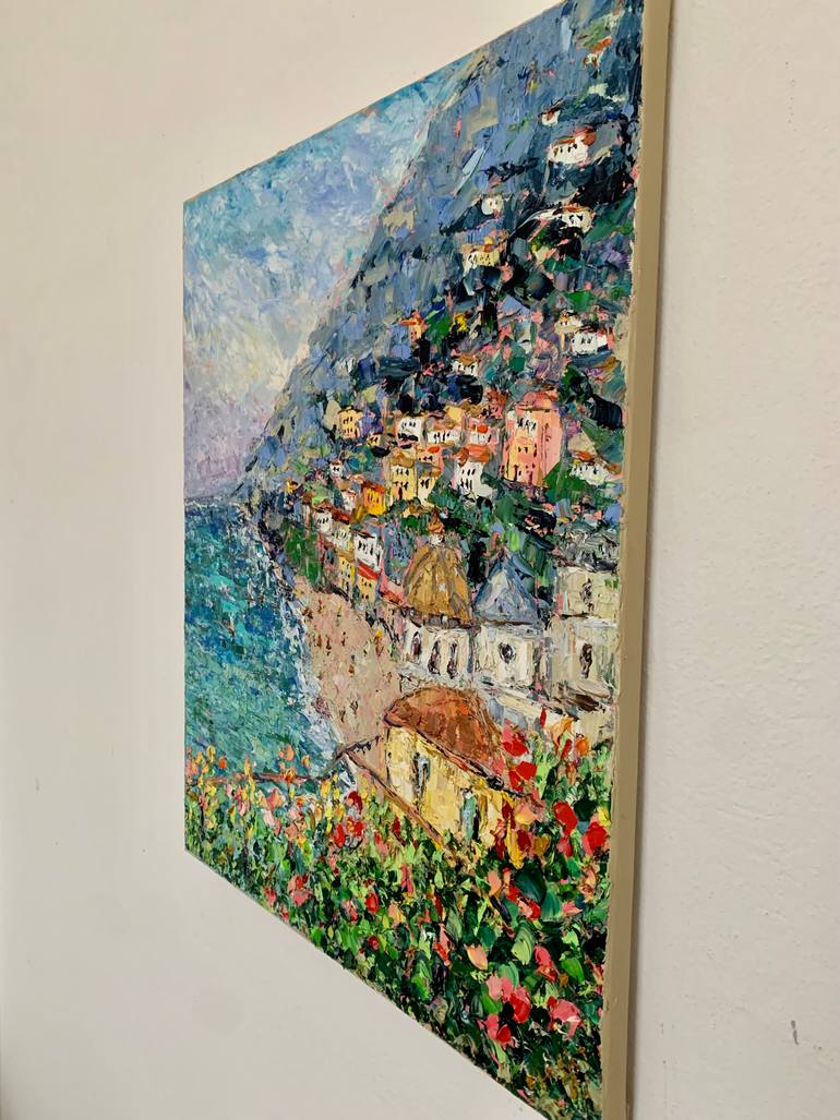 Original Impressionism Seascape Painting by Vilma Gataveckiene