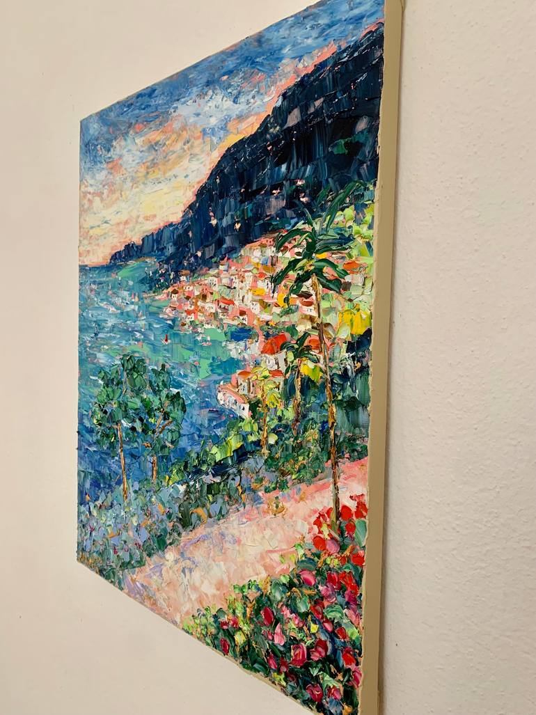 Original Impressionism Seascape Painting by Vilma Gataveckiene