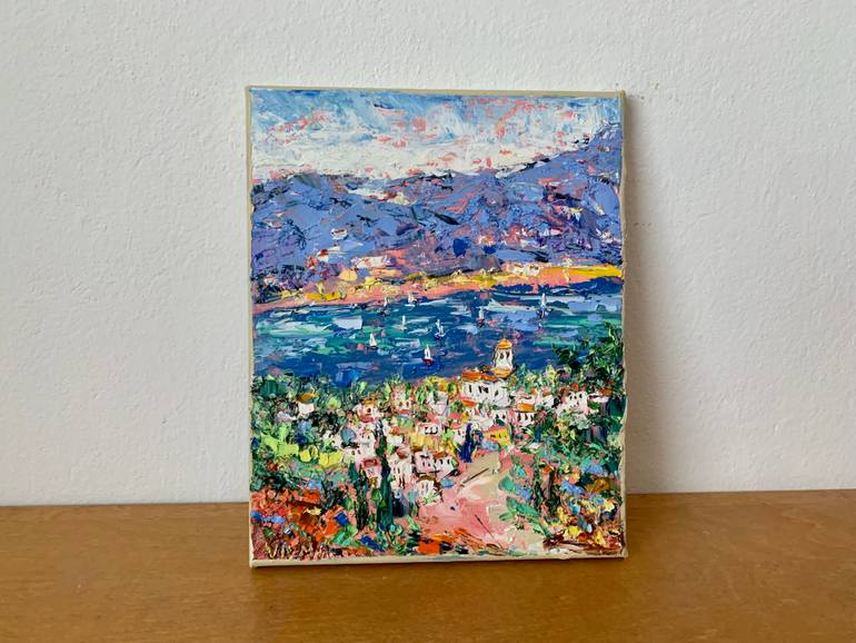 Original Impressionism Seascape Painting by Vilma Gataveckiene