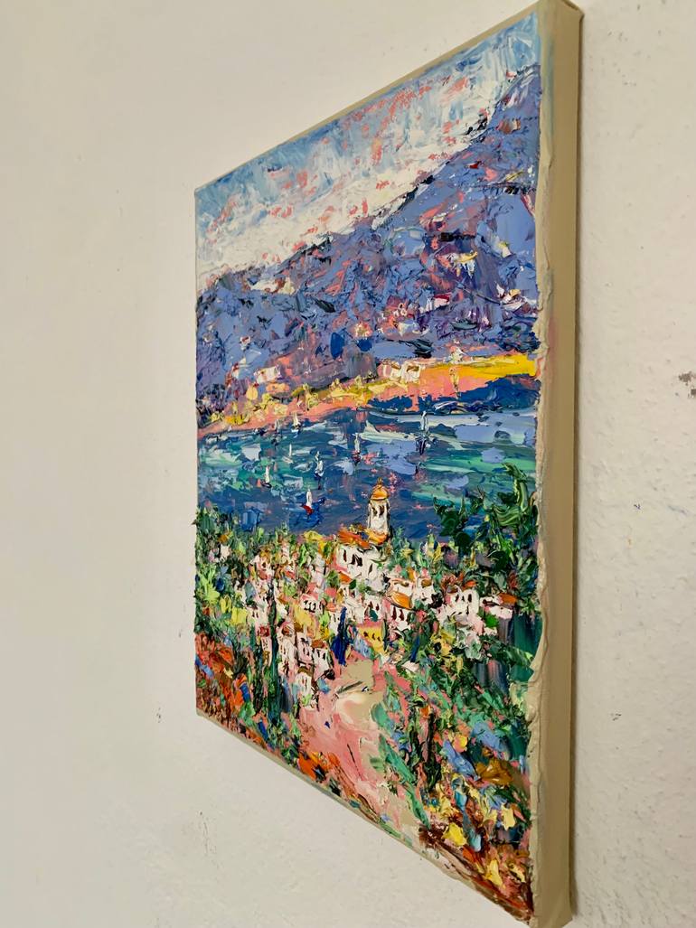 Original Impressionism Seascape Painting by Vilma Gataveckiene