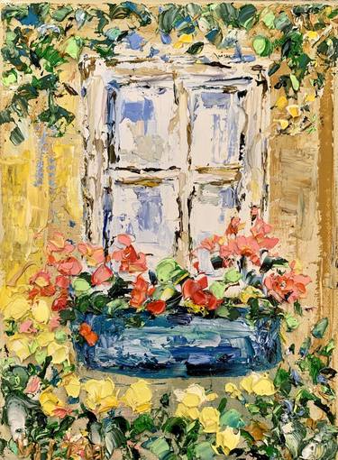 Original Impressionism Architecture Paintings by Vilma Gataveckiene