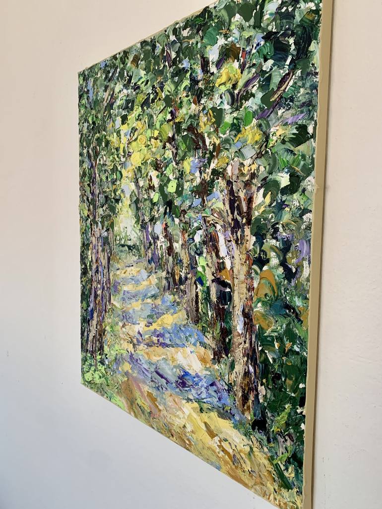 Original Impressionism Nature Painting by Vilma Gataveckiene