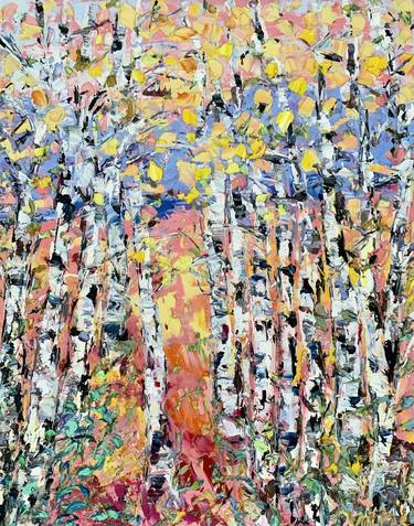 Original Abstract Nature Paintings by Vilma Gataveckiene