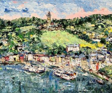 Original Impressionism Landscape Painting by Vilma Gataveckiene