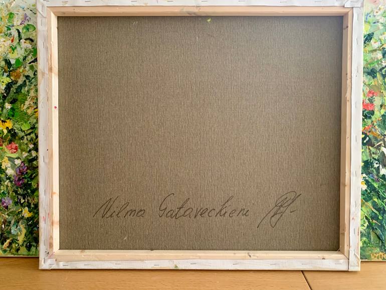 Original Impressionism Landscape Painting by Vilma Gataveckiene