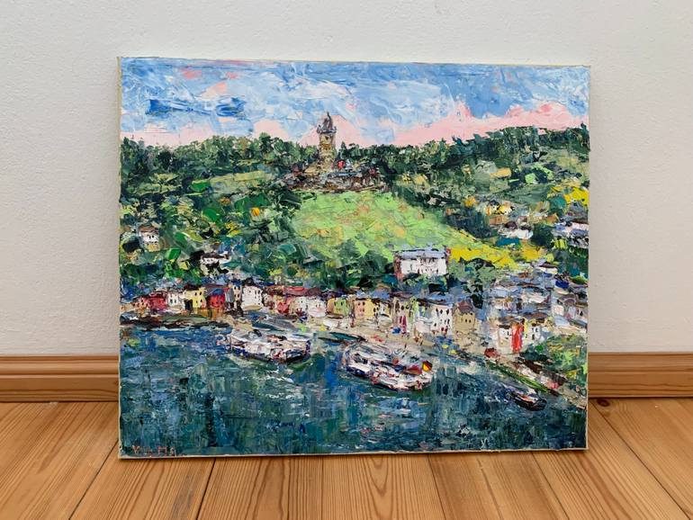 Original Impressionism Landscape Painting by Vilma Gataveckiene
