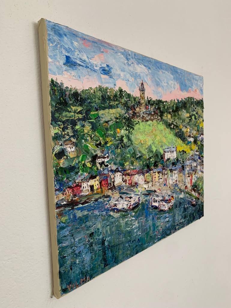 Original Impressionism Landscape Painting by Vilma Gataveckiene