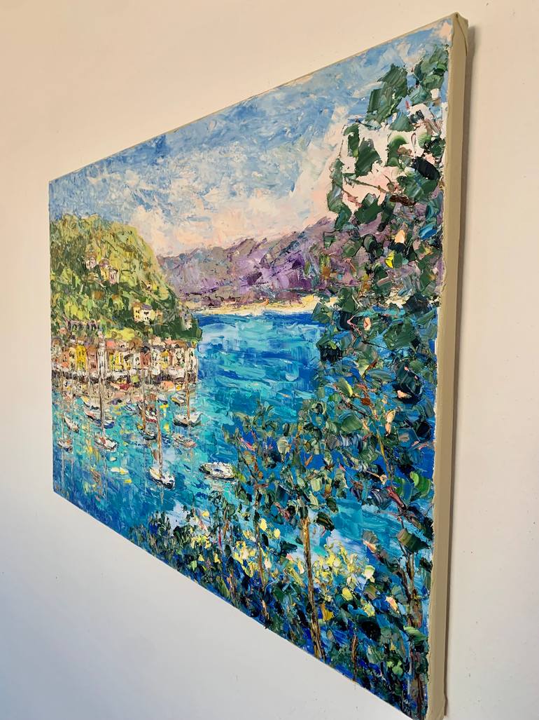 Original Impressionism Seascape Painting by Vilma Gataveckiene