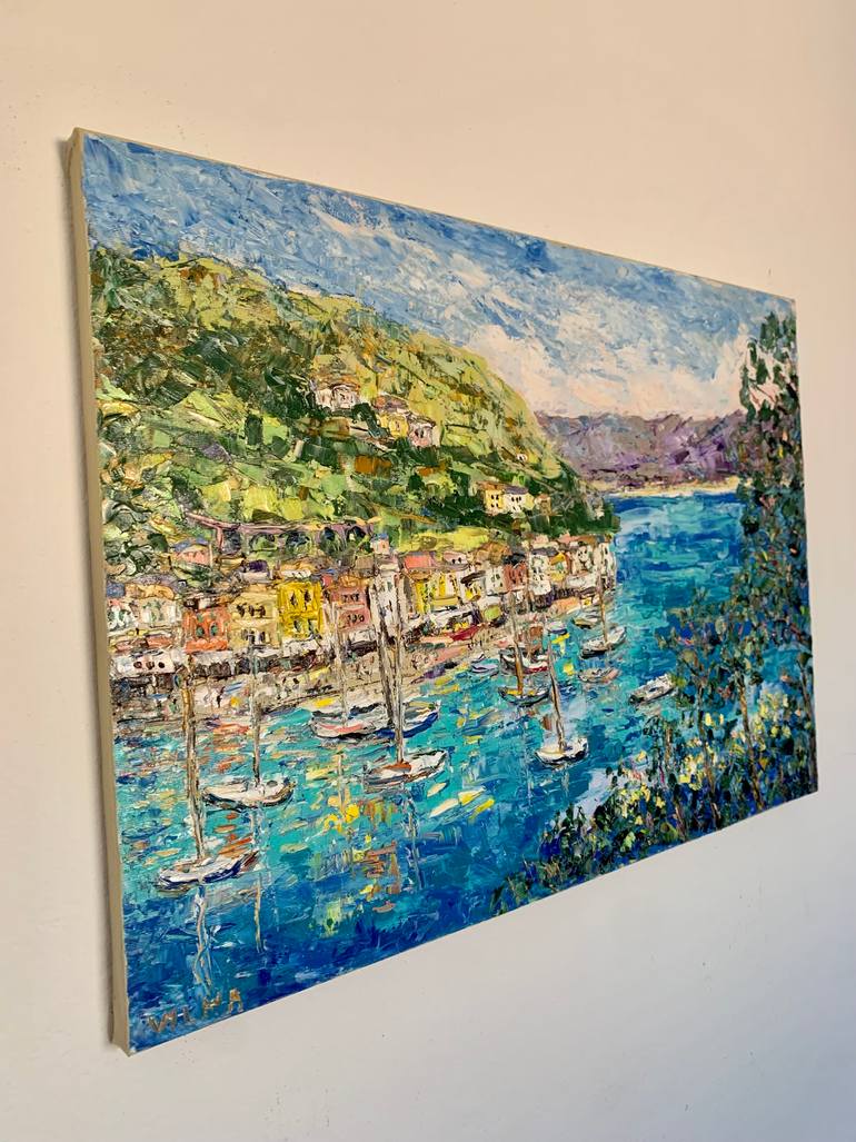 Original Impressionism Seascape Painting by Vilma Gataveckiene